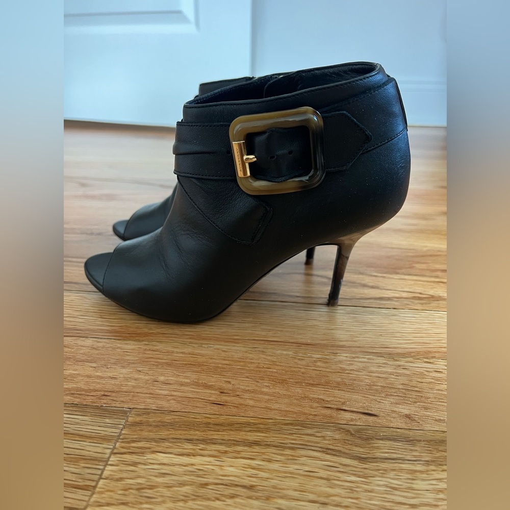 Burberry Peep Toe Booties